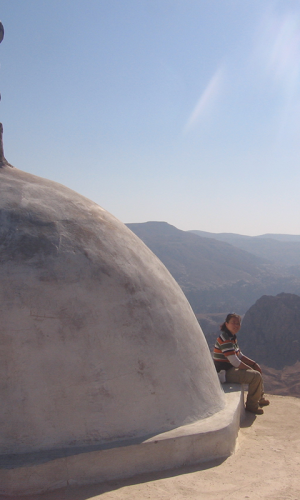 The holy place & tourism destination of jabal haroun, jordan | 2018